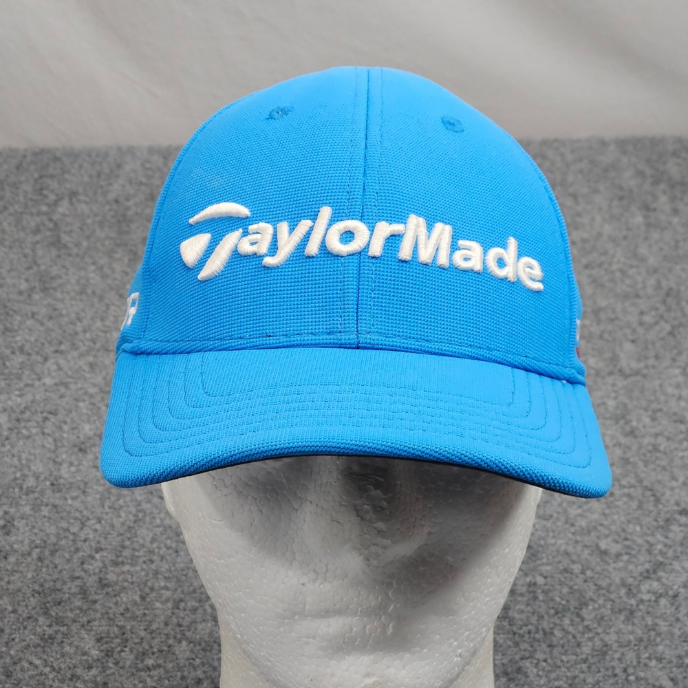TaylorMade Golf Hat Mens Active Blue SLDR Tour Preferred Performance Strap Cap